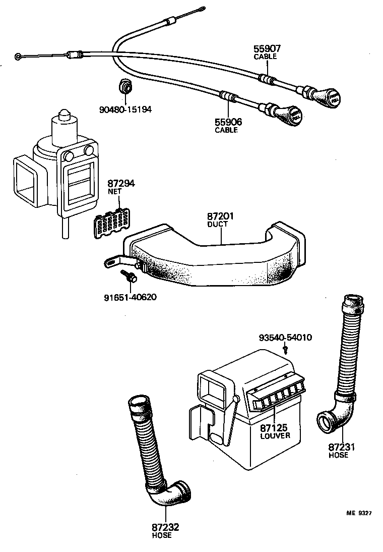 Heating & Air Conditioning Control & Air Duct