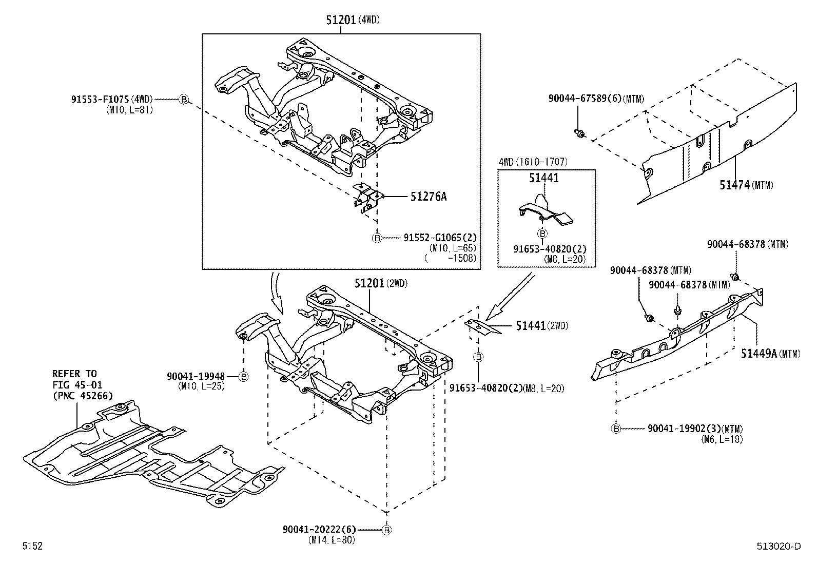 Suspension Crossmember & Under Cover