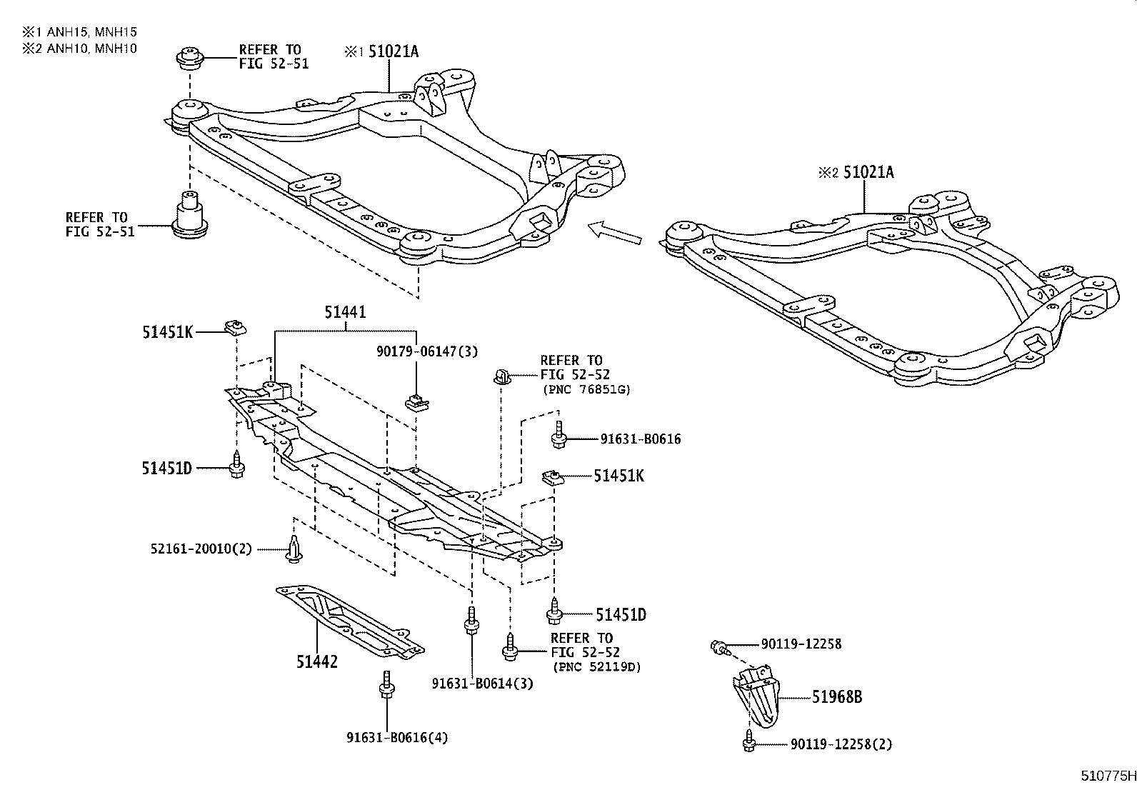 Suspension Crossmember & Under Cover