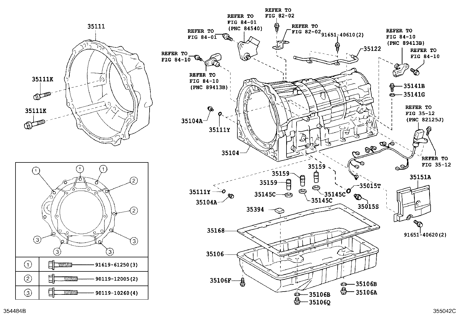 Transmission Case & Oil Pan