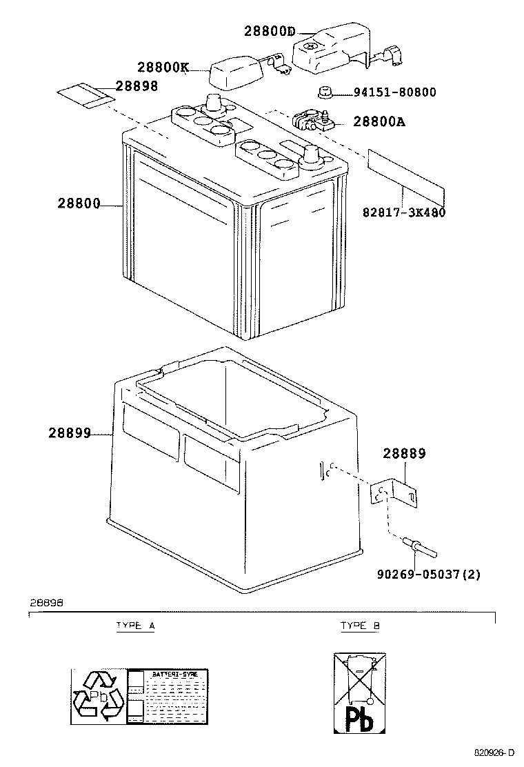 Battery Battery Cable