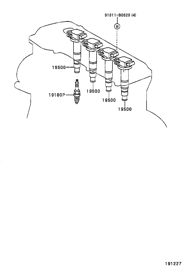 Ignition Coil Spark Plug Glow Plug