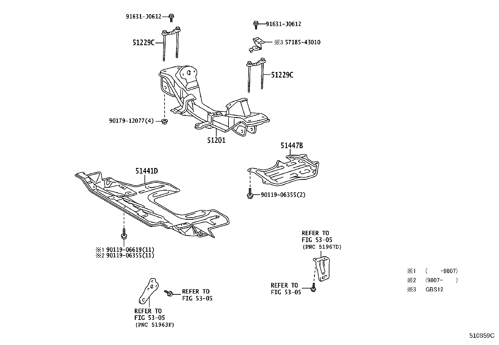 Suspension Crossmember & Under Cover