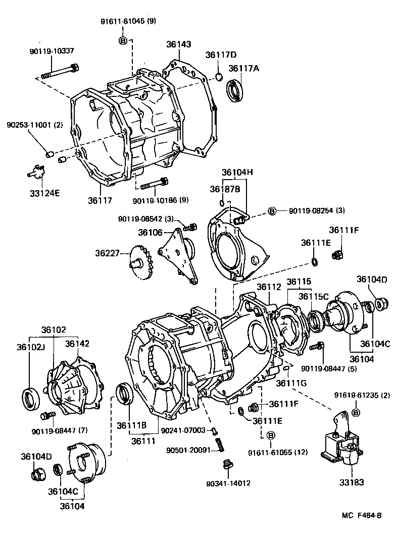 Transfer Case & Extension Housing