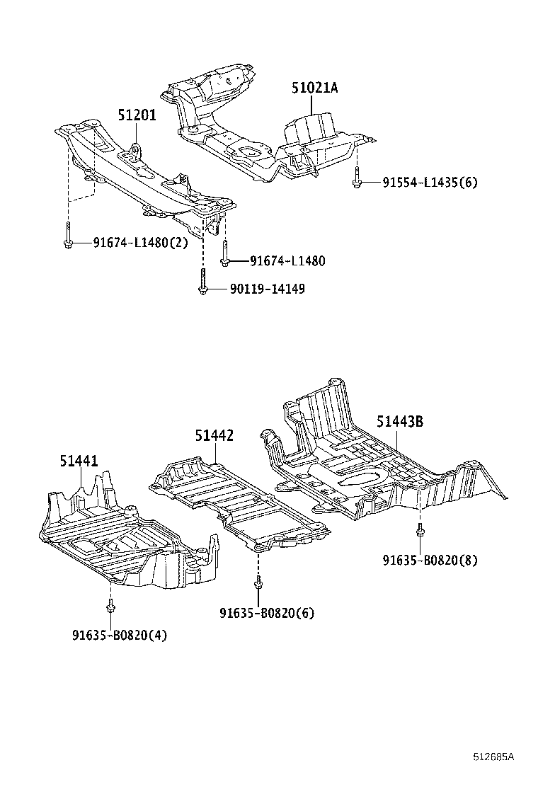 Suspension Crossmember & Under Cover