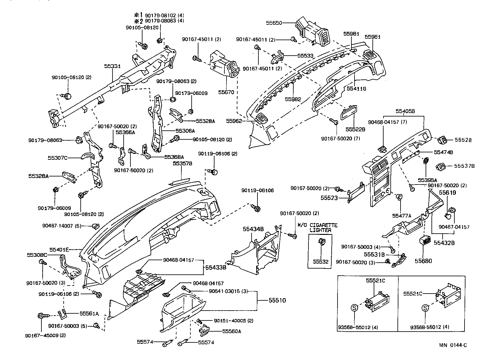 Instrument Panel Glove Compartment