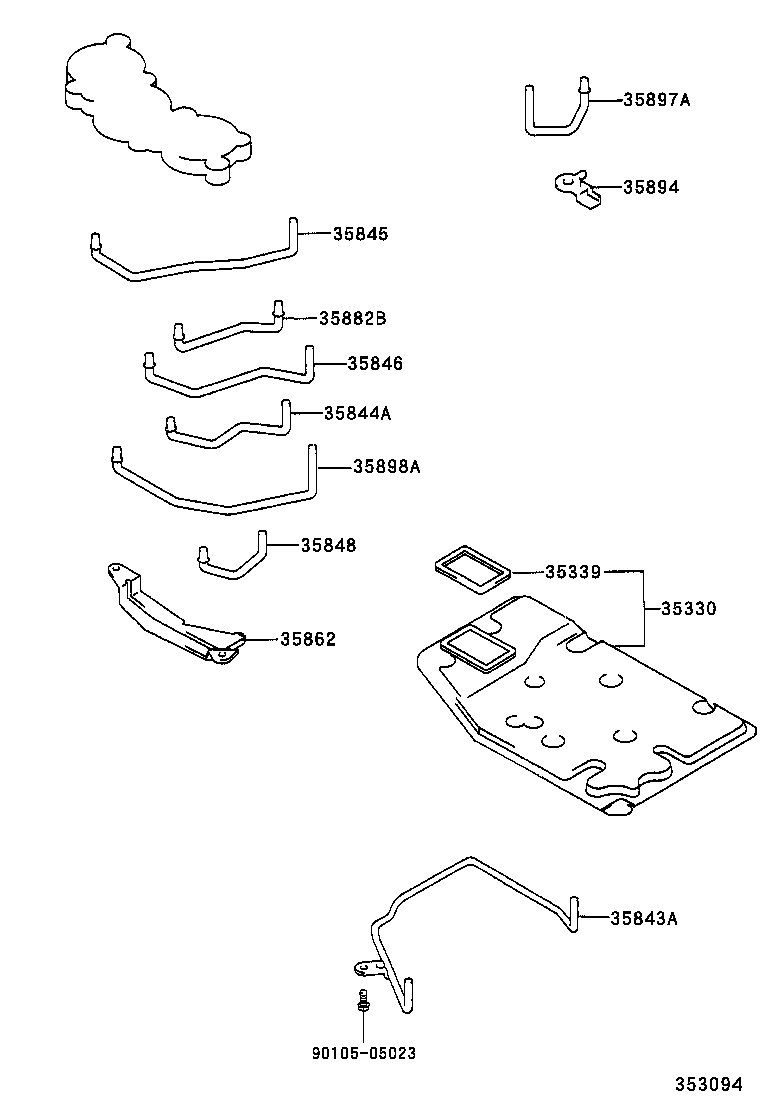 Valve Body Oil Strainer