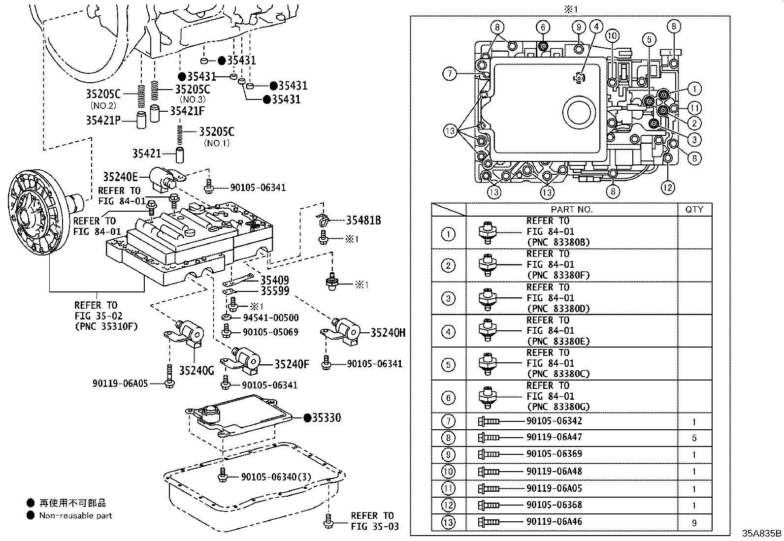 Valve Body Oil Strainer