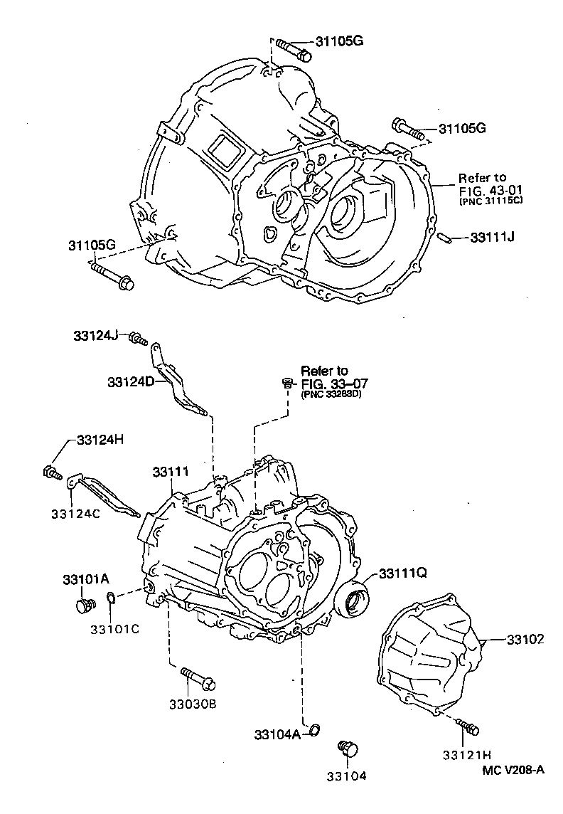 Clutch Housing + Transmission Case