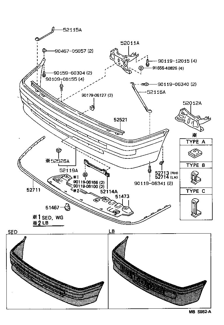 Front Bumper Bumper Stay