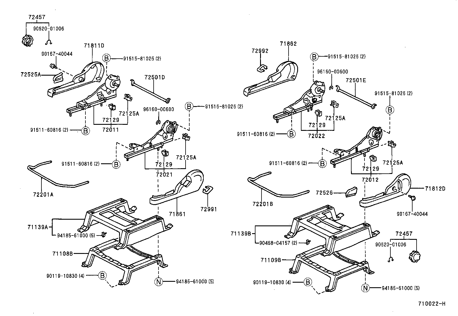 Front Seat & Seat Track