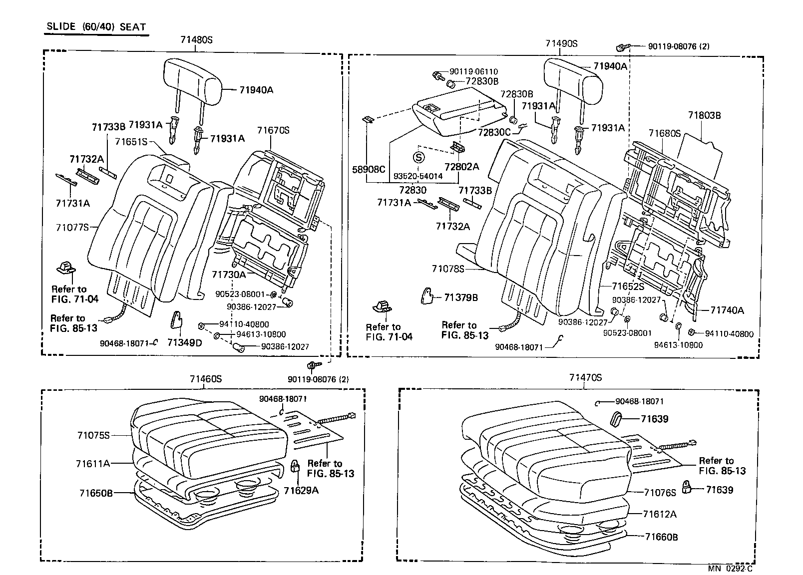 Rear Seat & Seat Track
