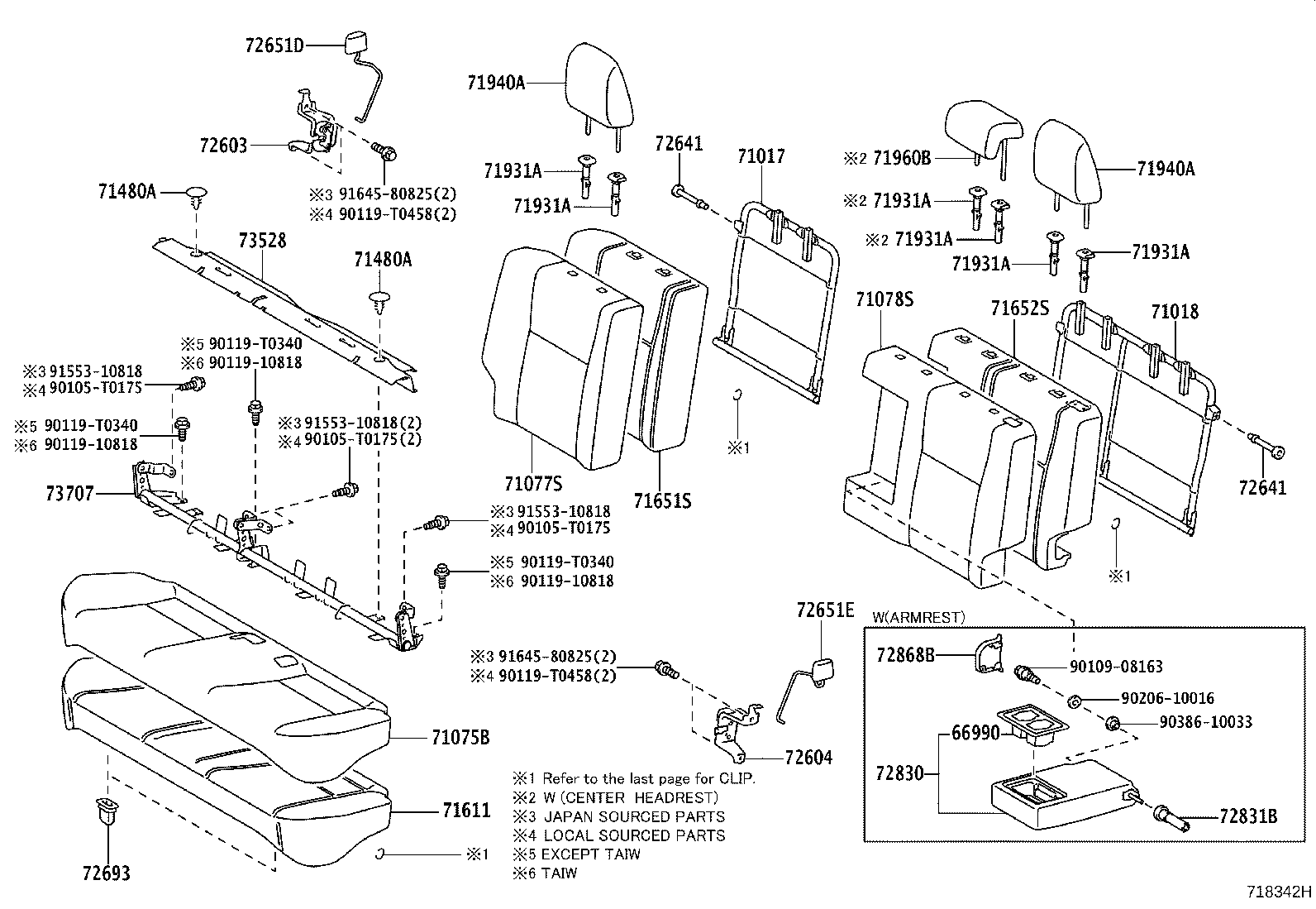 Rear Seat & Seat Track