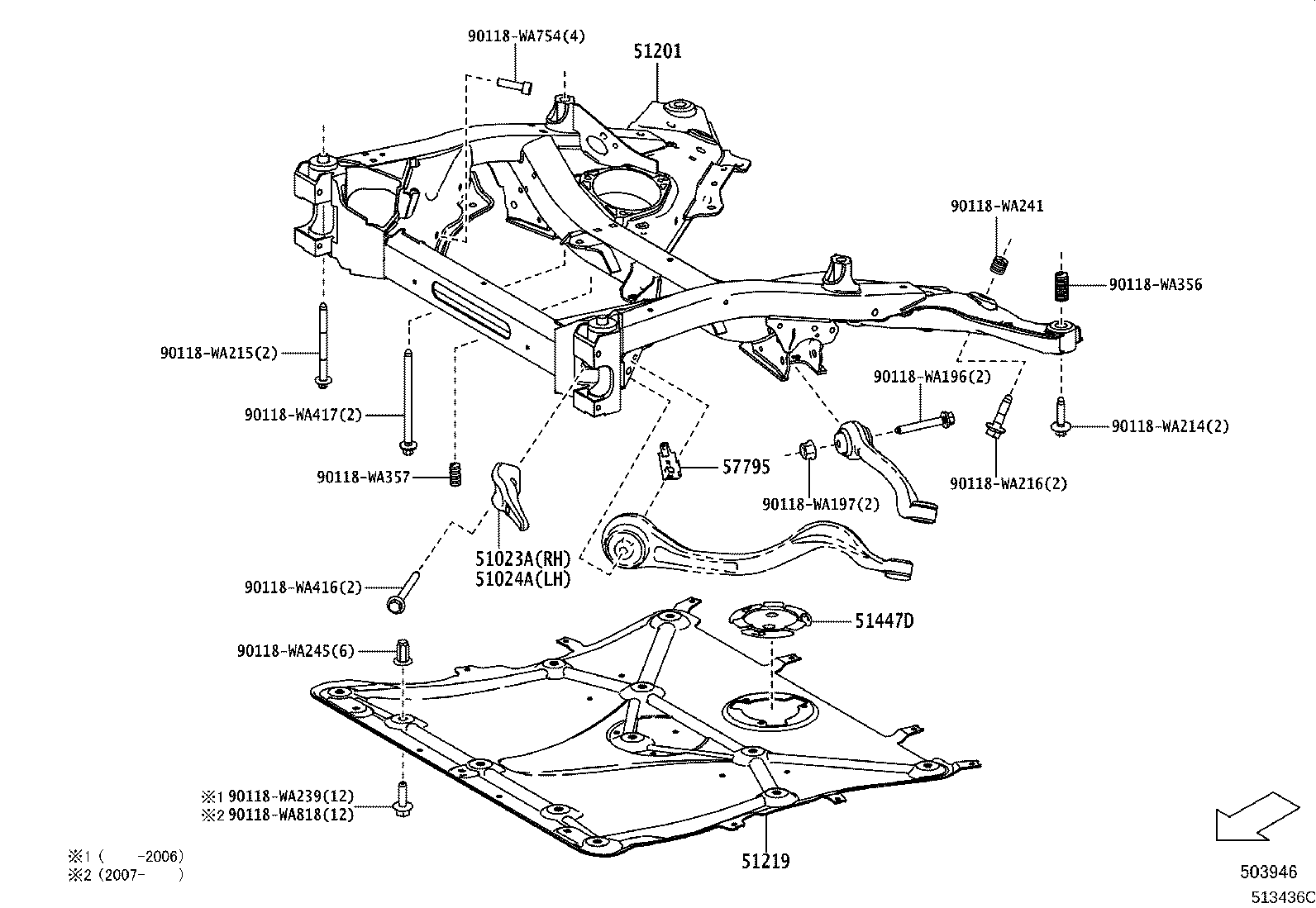Suspension Crossmember & Under Cover