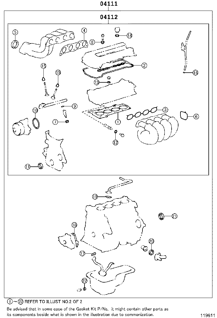 Engine Overhaul Gasket Kit