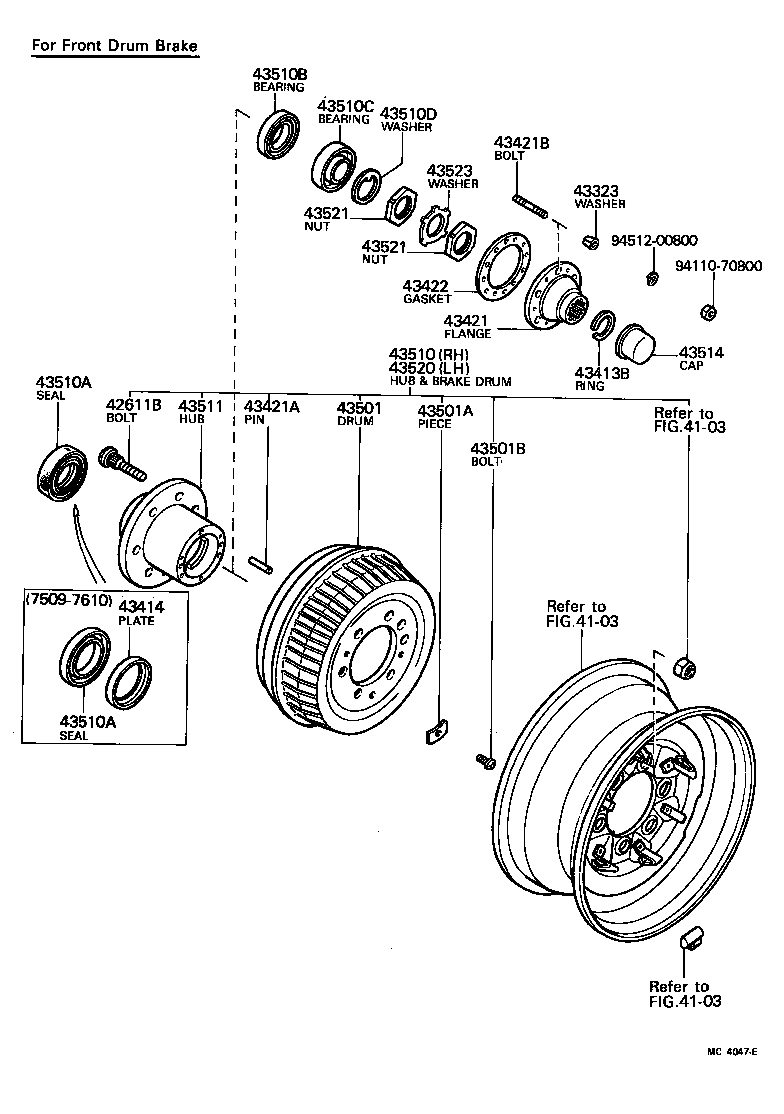 Front Axle Hub