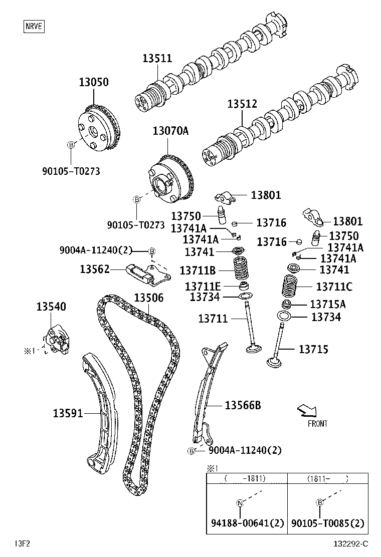 Árbol de levas y válvula