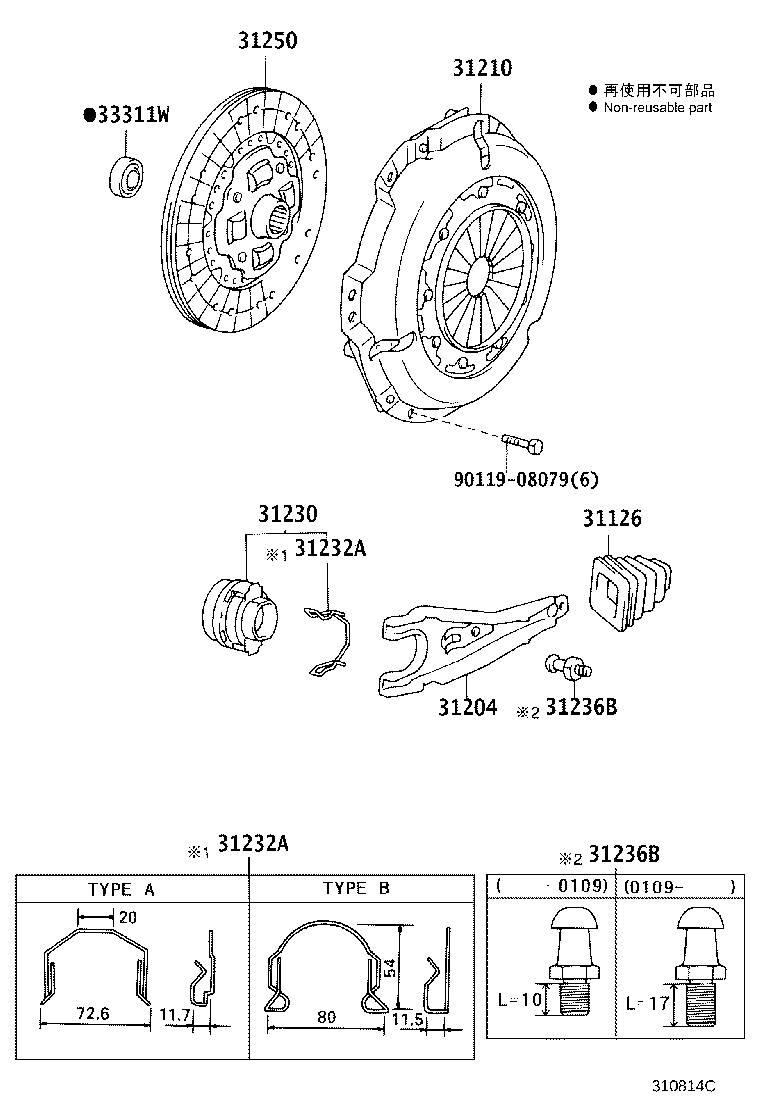 Clutch & Release Fork