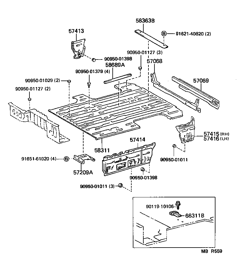 Rear Floor Panel