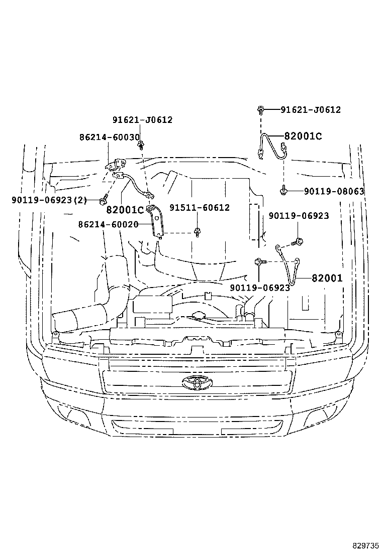Cableado y abrazadera