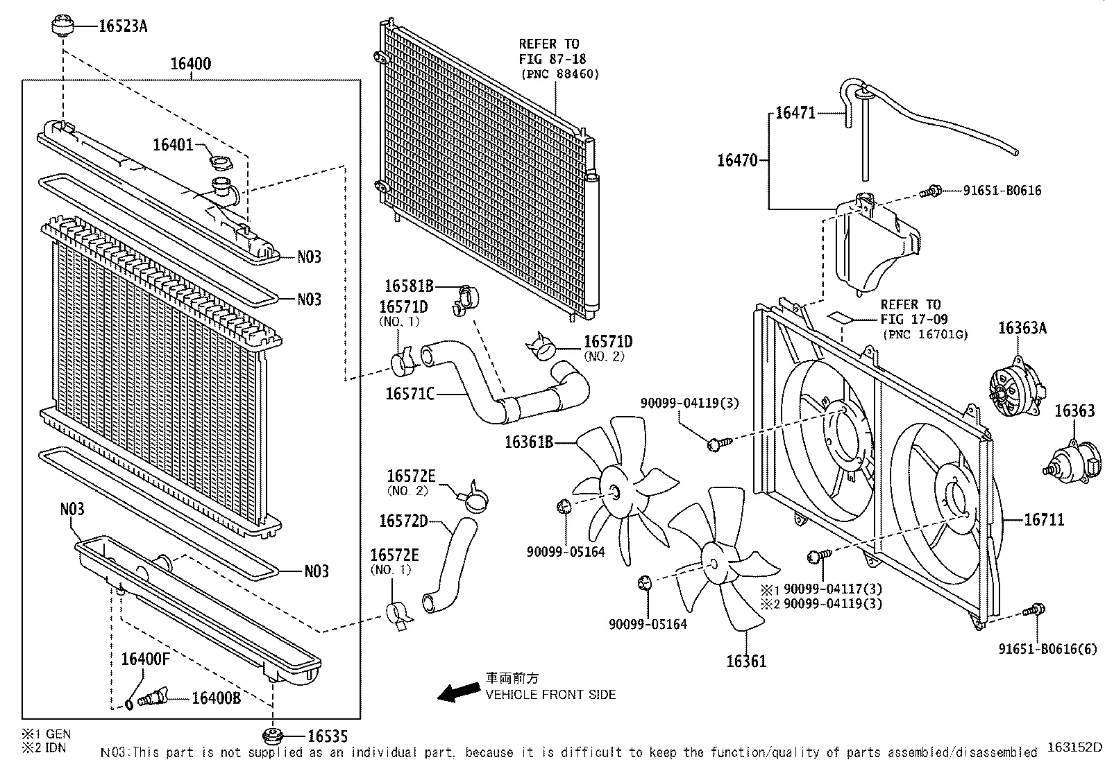 Radiator Water Outlet