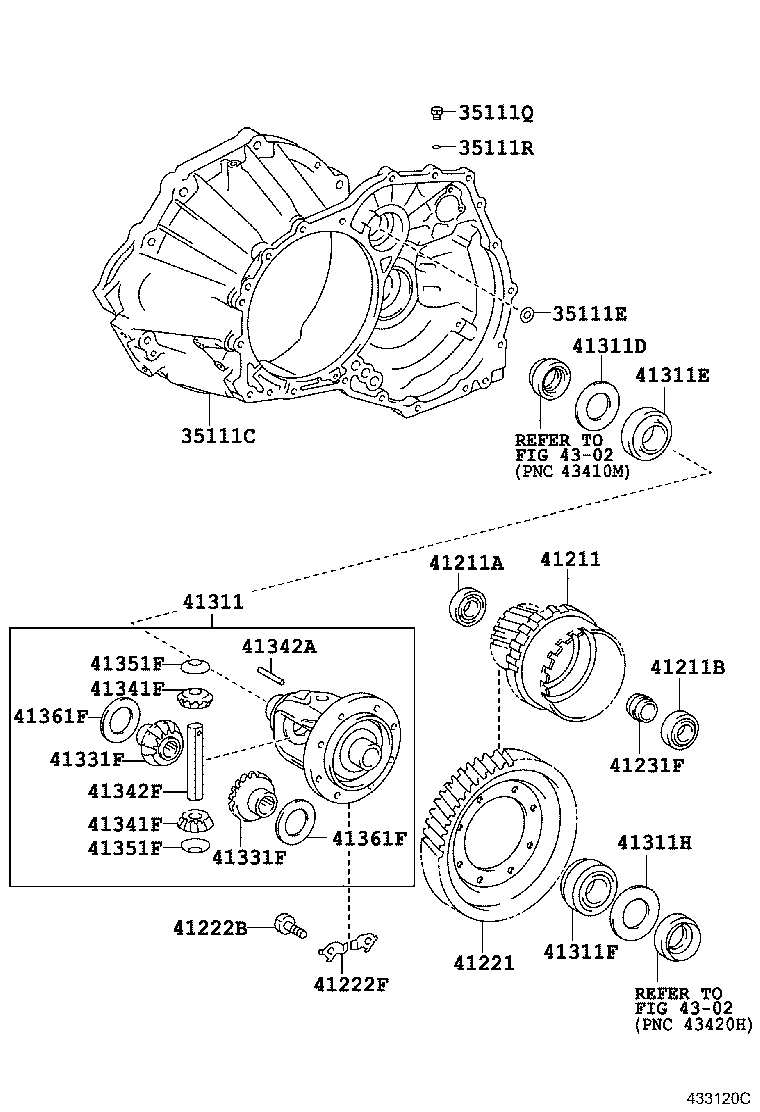 Front Axle Housing & Differential