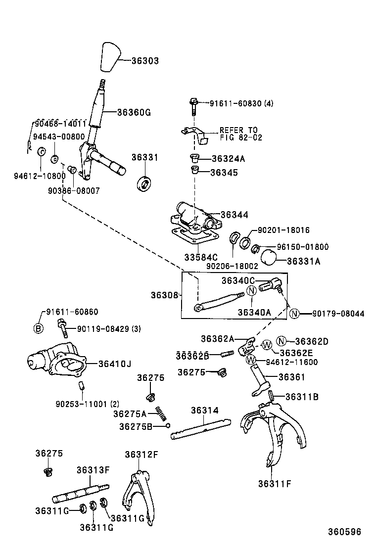 Transfer Lever & Shift Rod