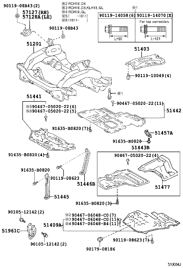 Suspension Crossmember & Under Cover