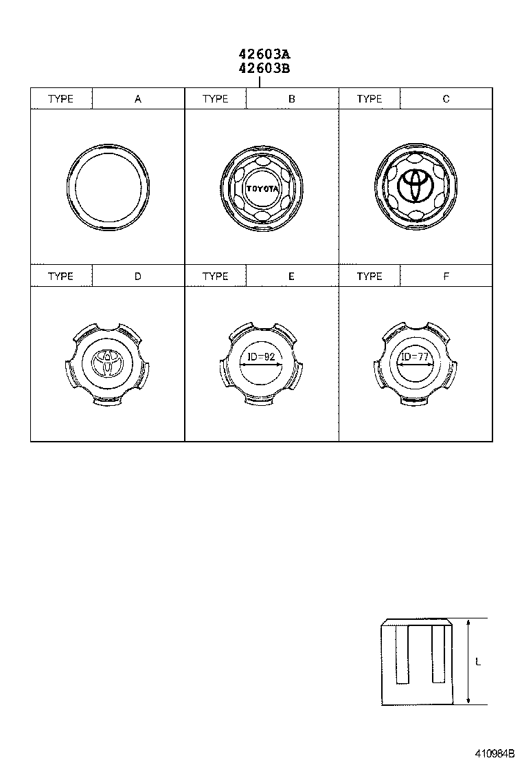 Tapa de rueda de disco