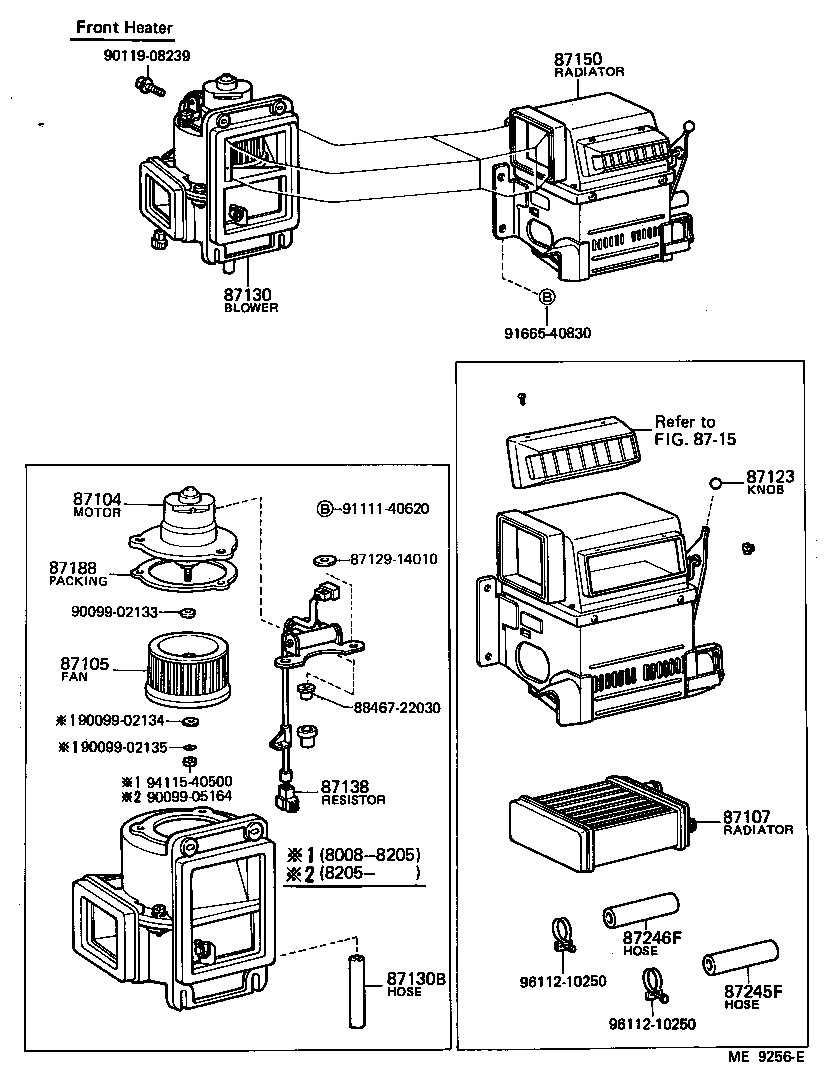 Heating Air Conditioning Heater Unit Blower