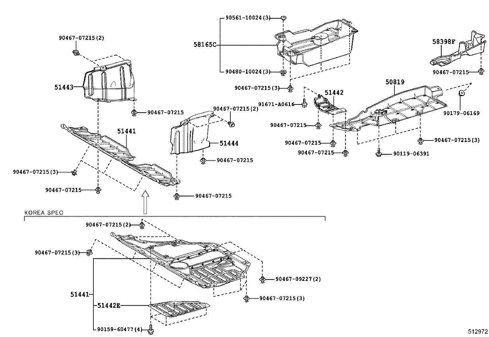 Suspension Crossmember & Under Cover