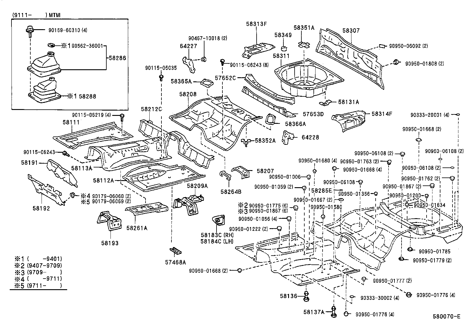 Floor Pan & Lower Back Panel