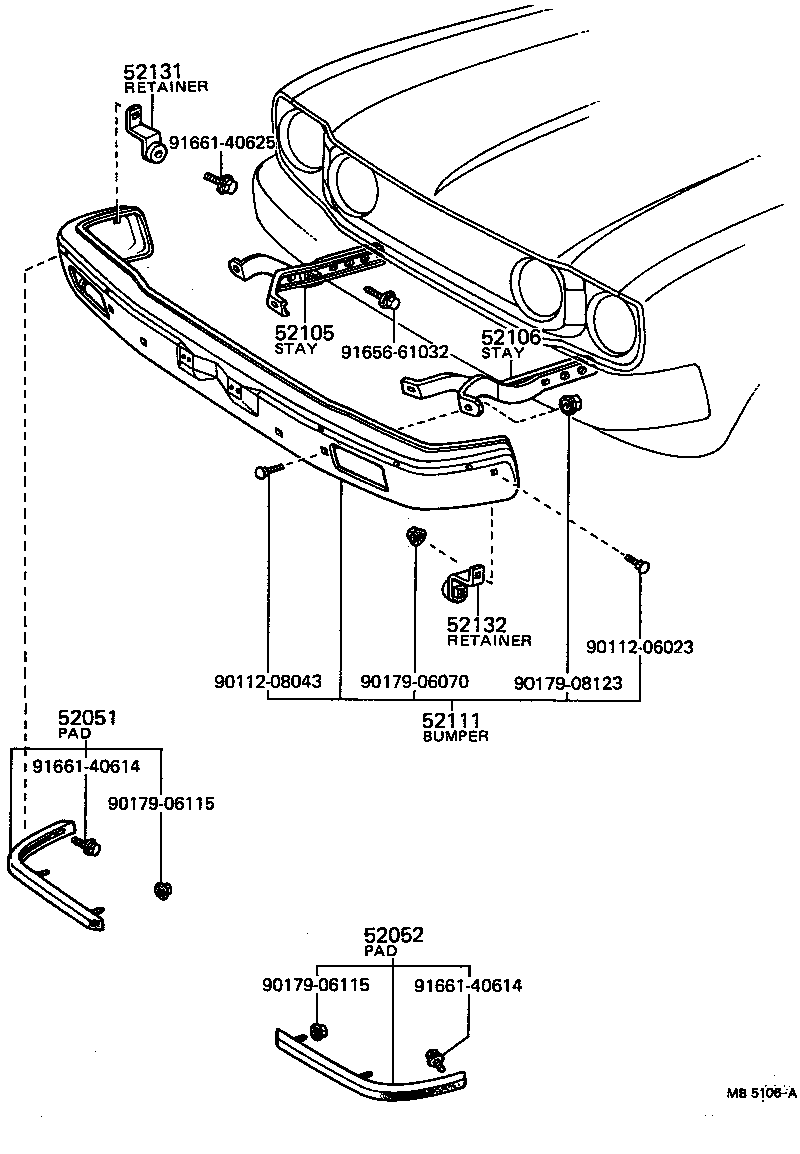 Front Bumper Bumper Stay