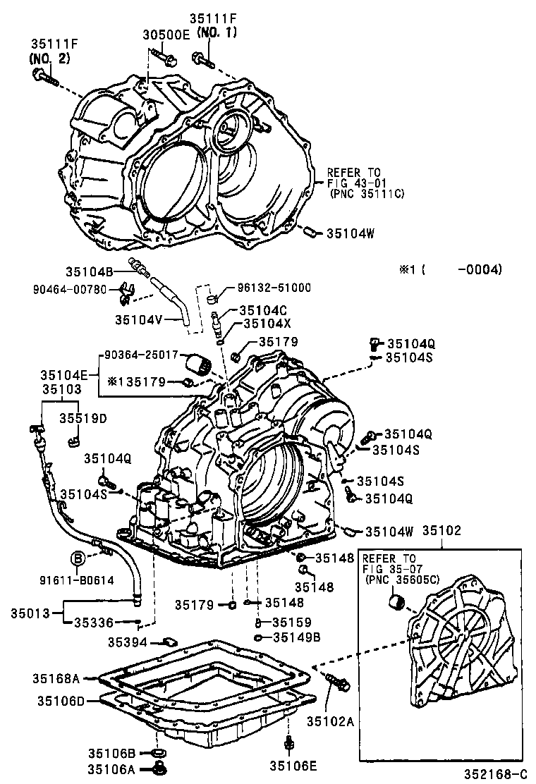 Transmission Case & Oil Pan