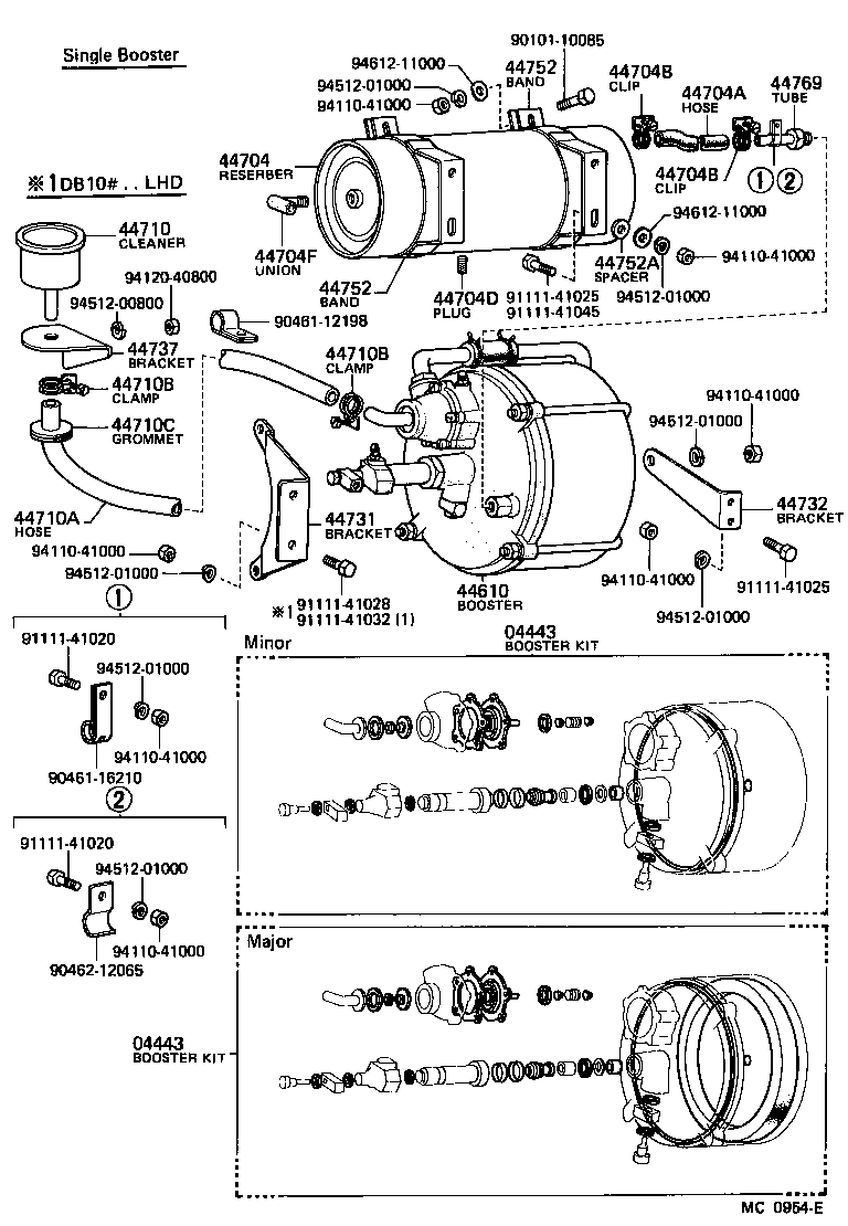 Brake Booster & Vacuum Tube