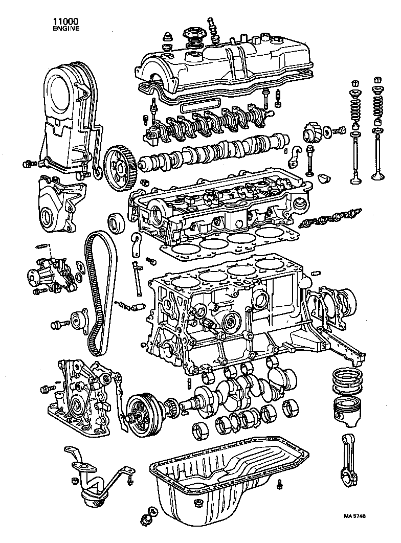 Partial Engine Assembly