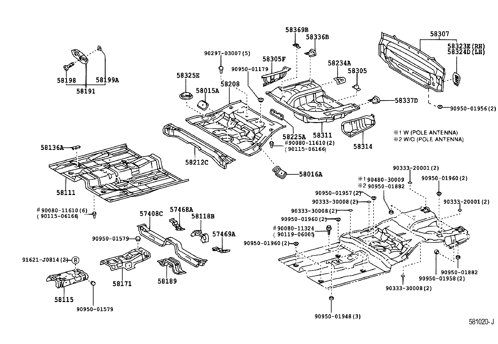 Floor Pan & Lower Back Panel