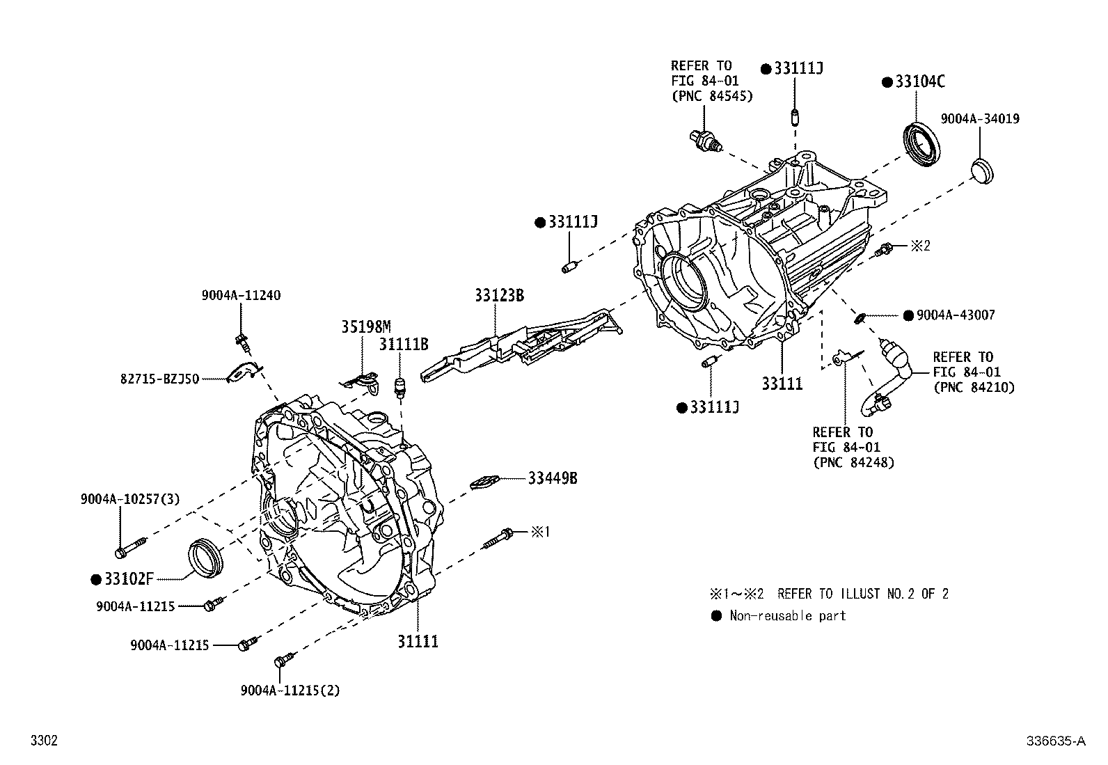 Clutch Housing + Transmission Case