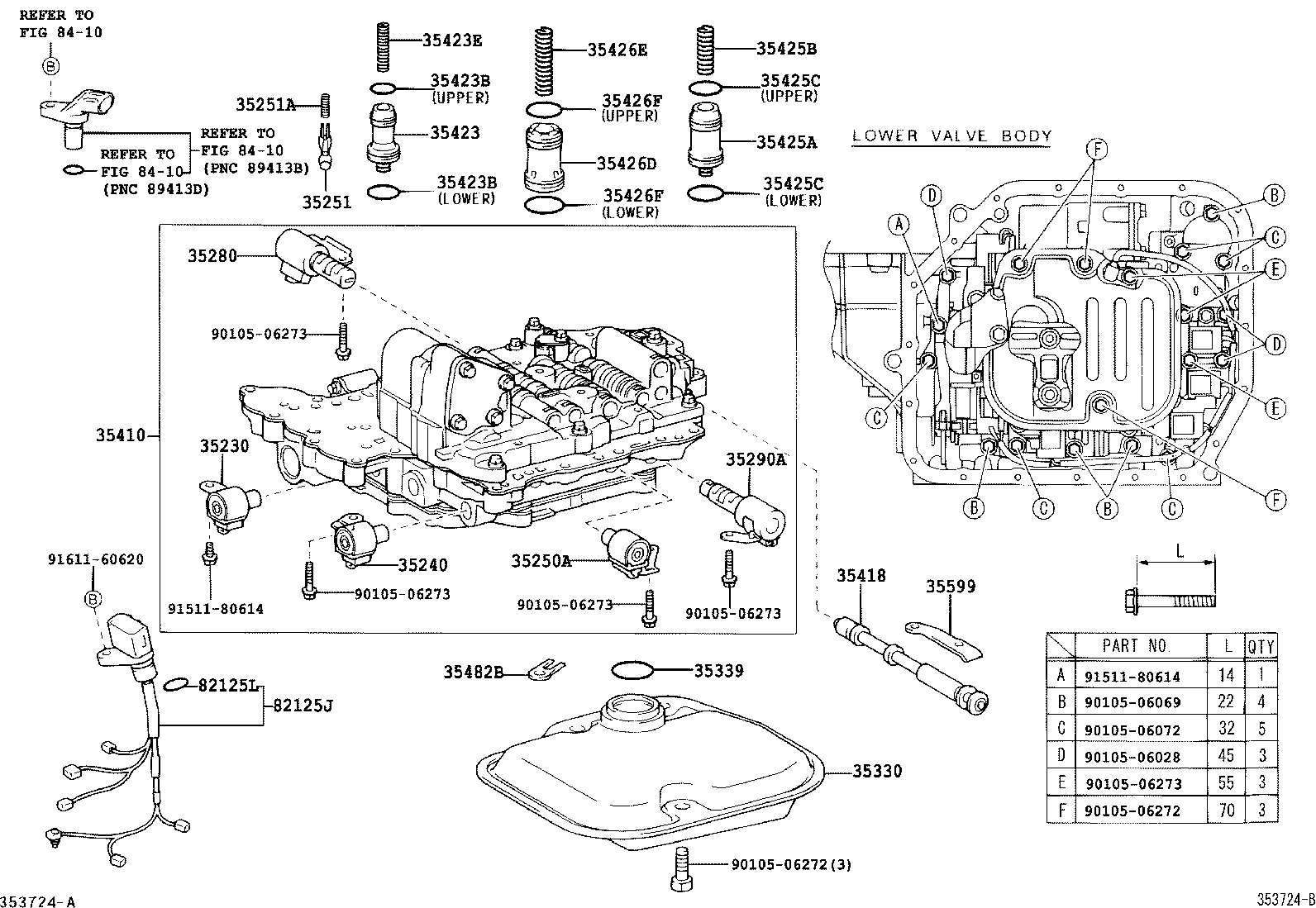 Valve Body Oil Strainer