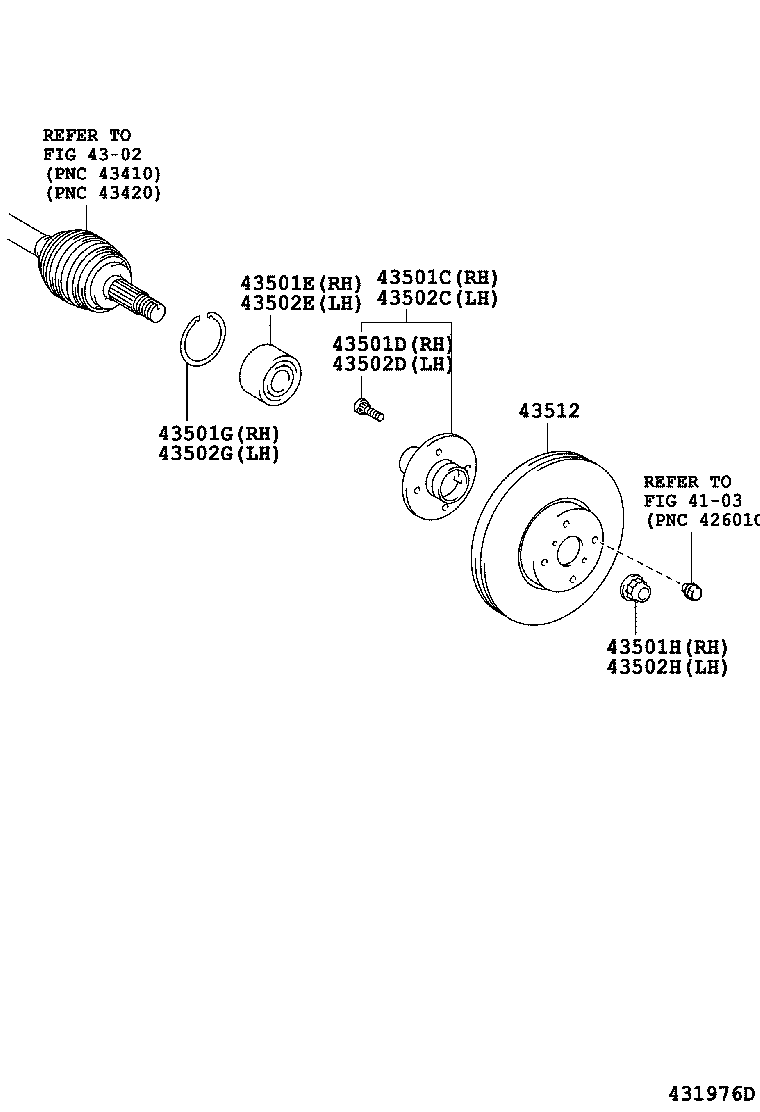 Front Axle Hub