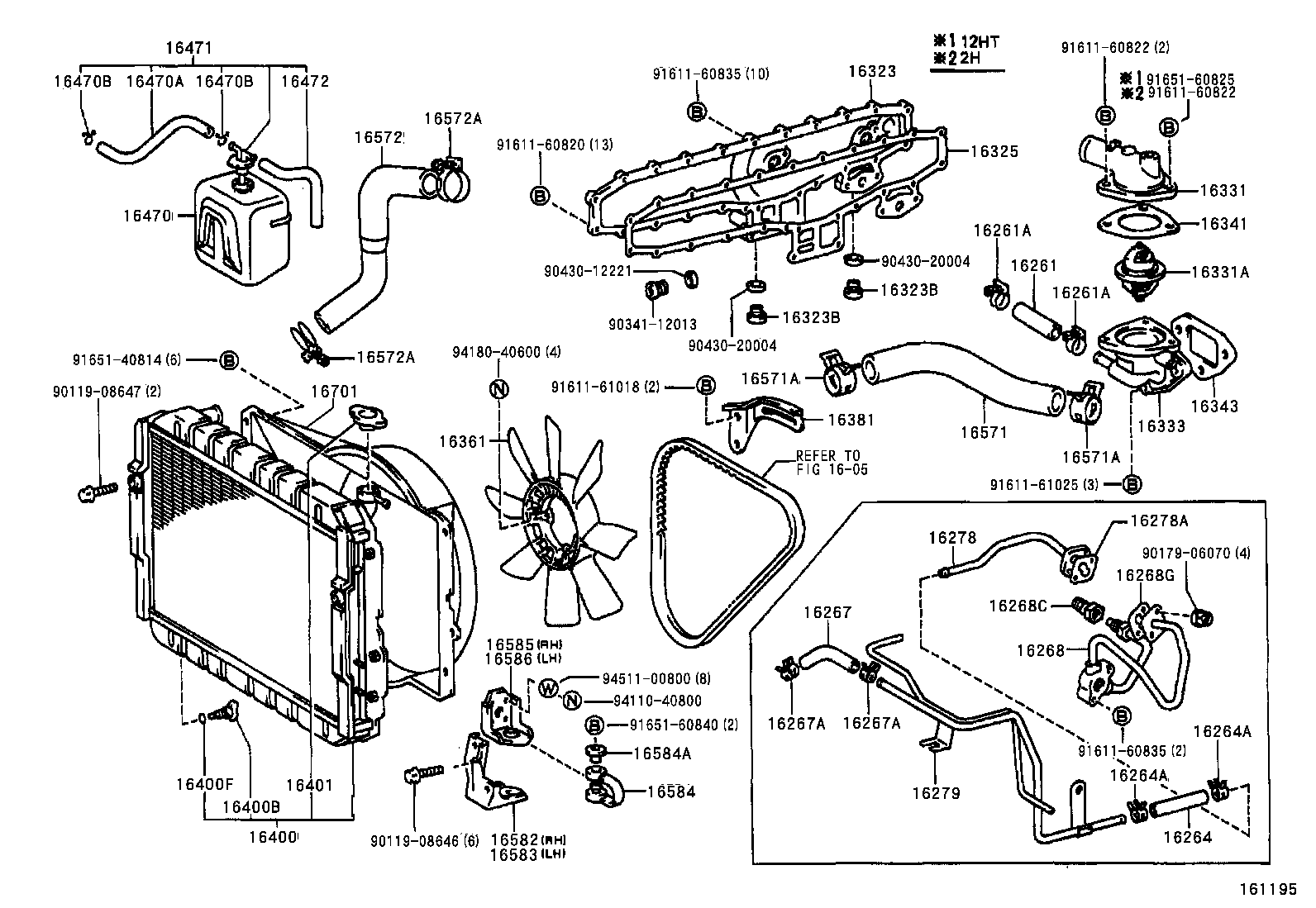 Radiator Water Outlet