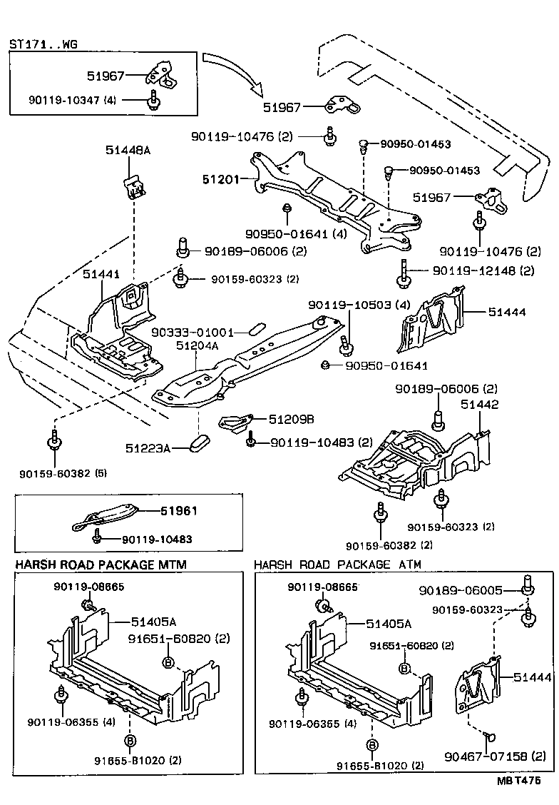 Suspension Crossmember & Under Cover
