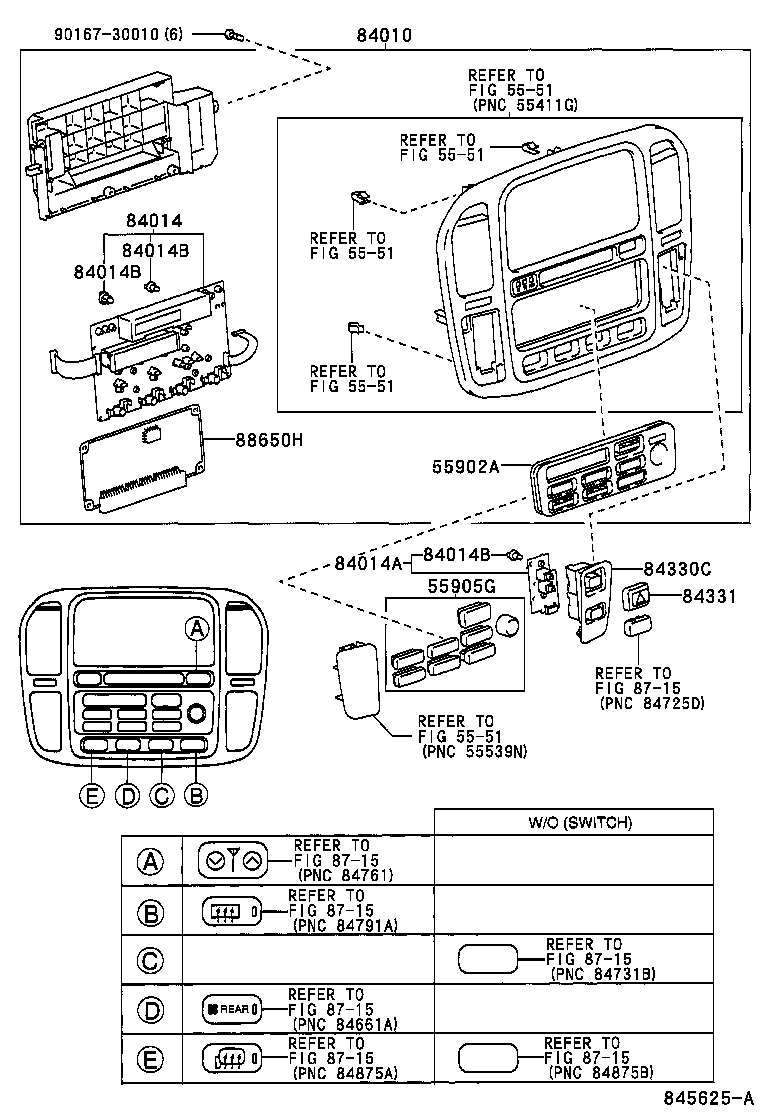 Interruptor y relé y computadora