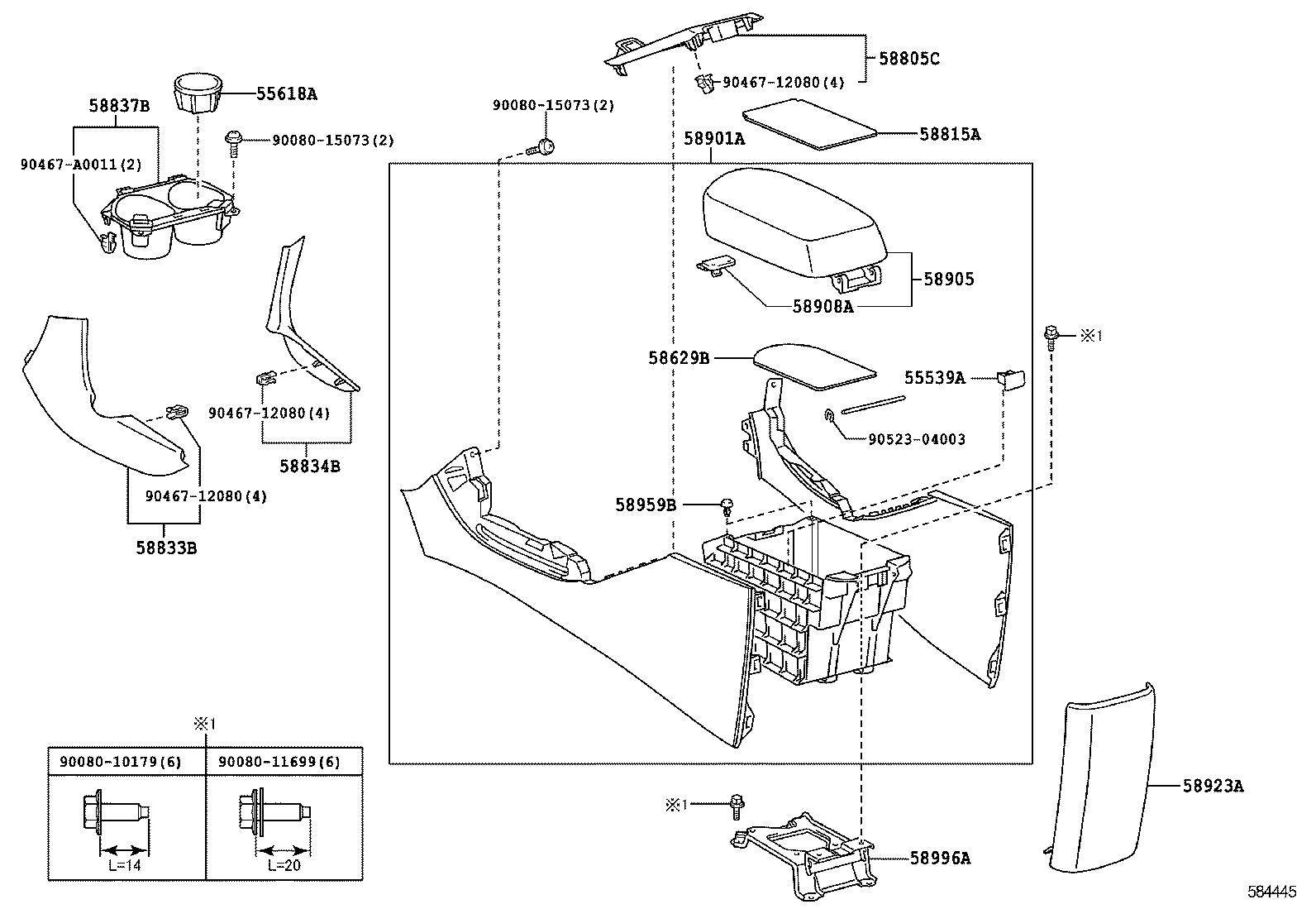 Console Box & Bracket