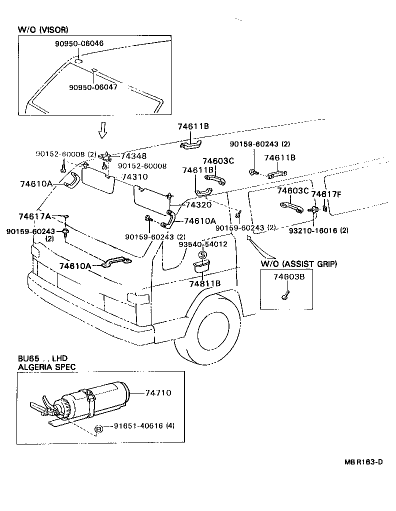Armrest Visor