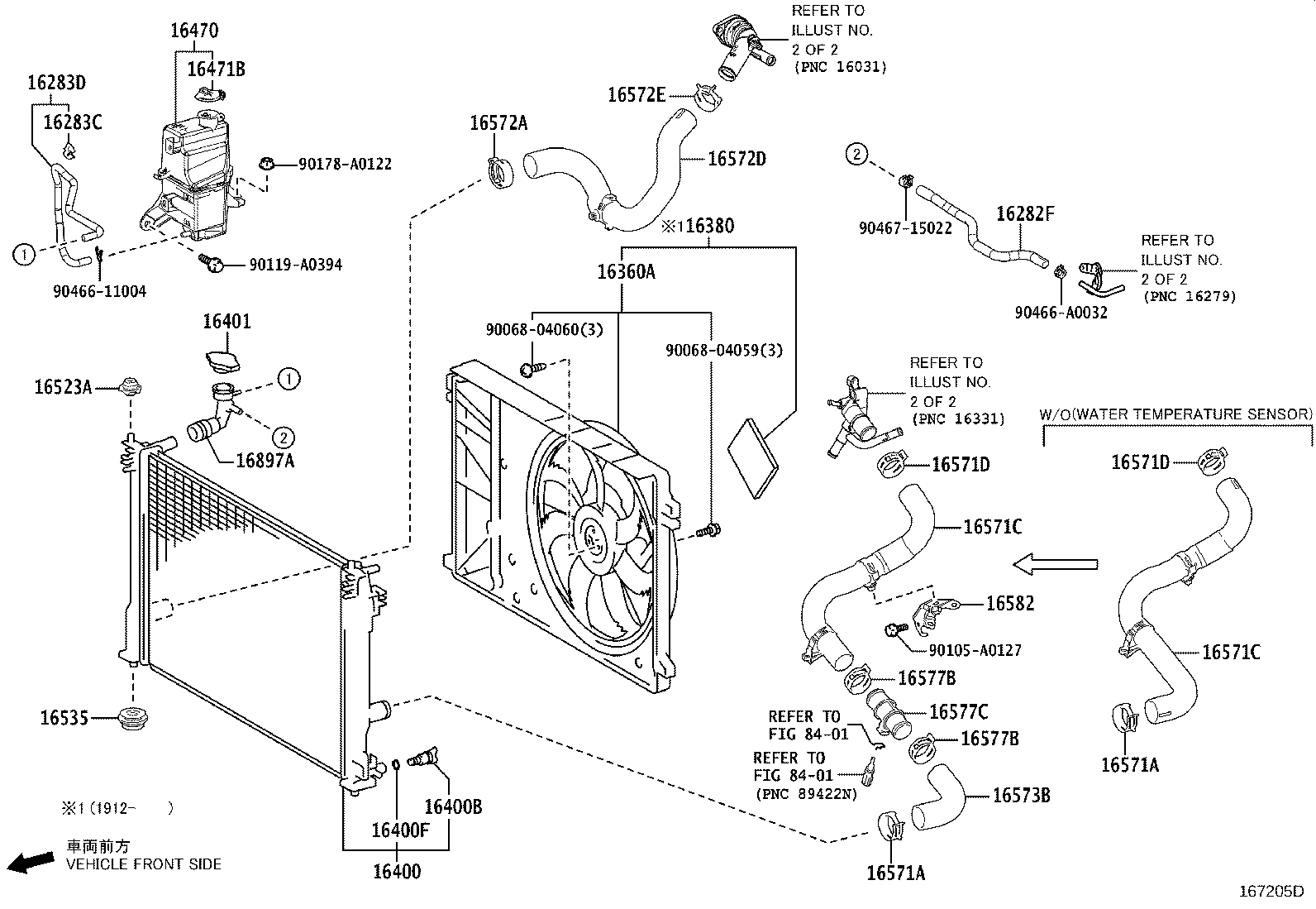 Radiator Water Outlet