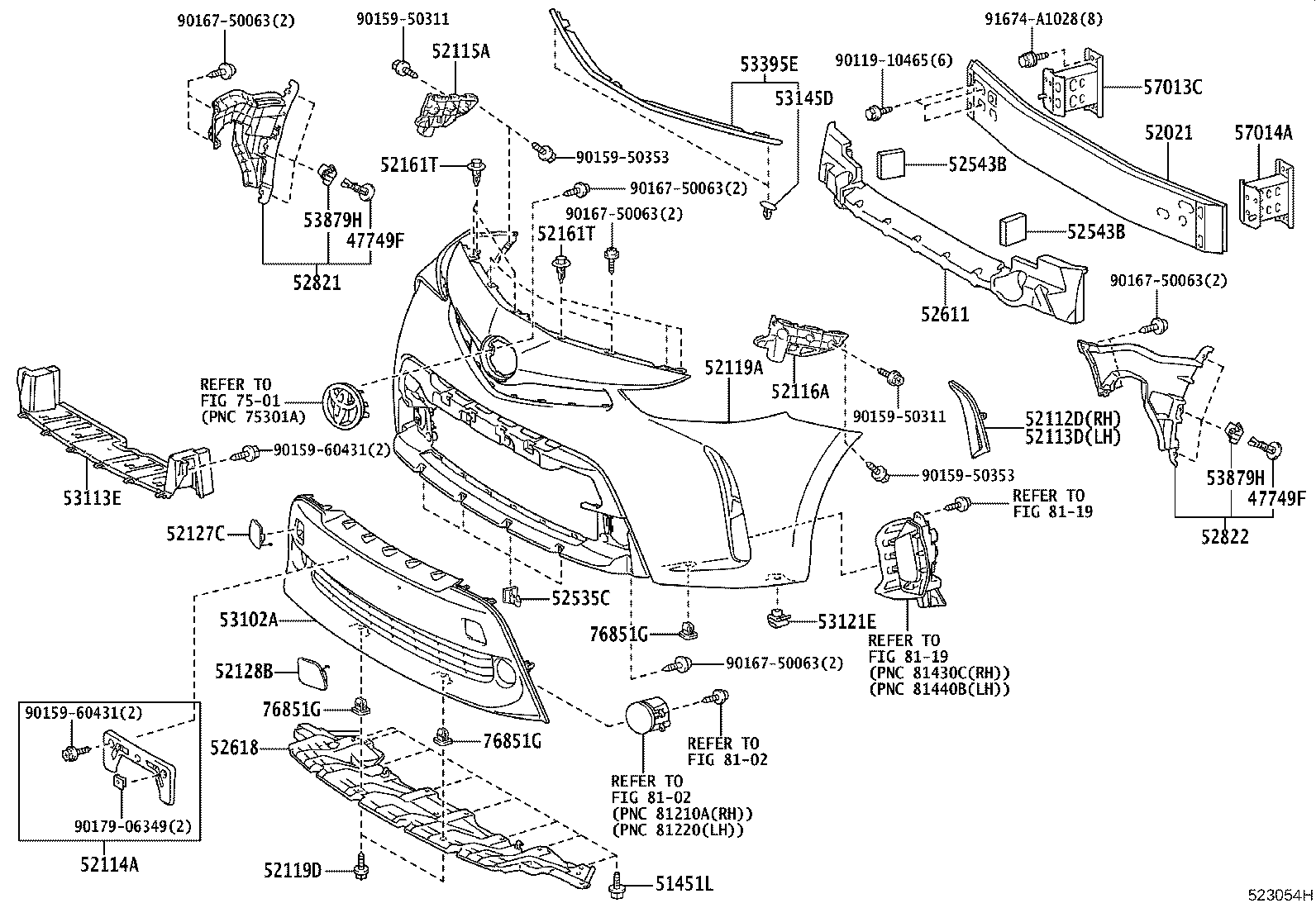 Front Bumper Bumper Stay