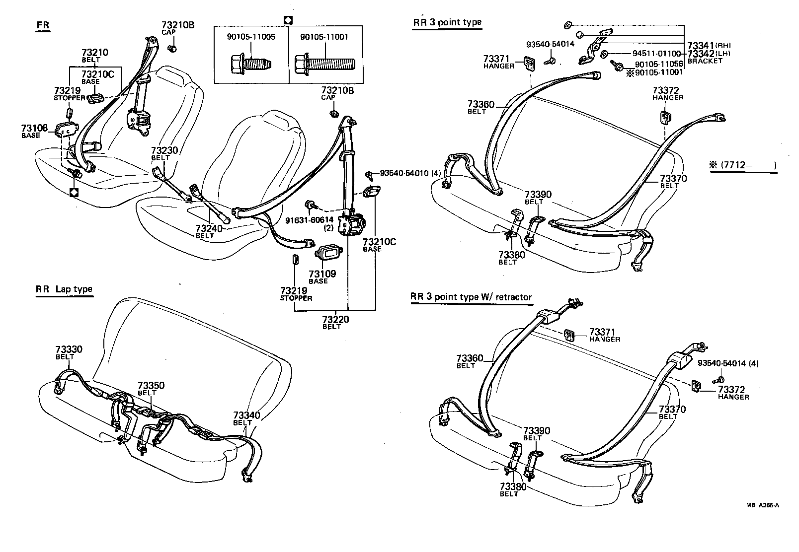 Seat Belt, Child Restraint Seat