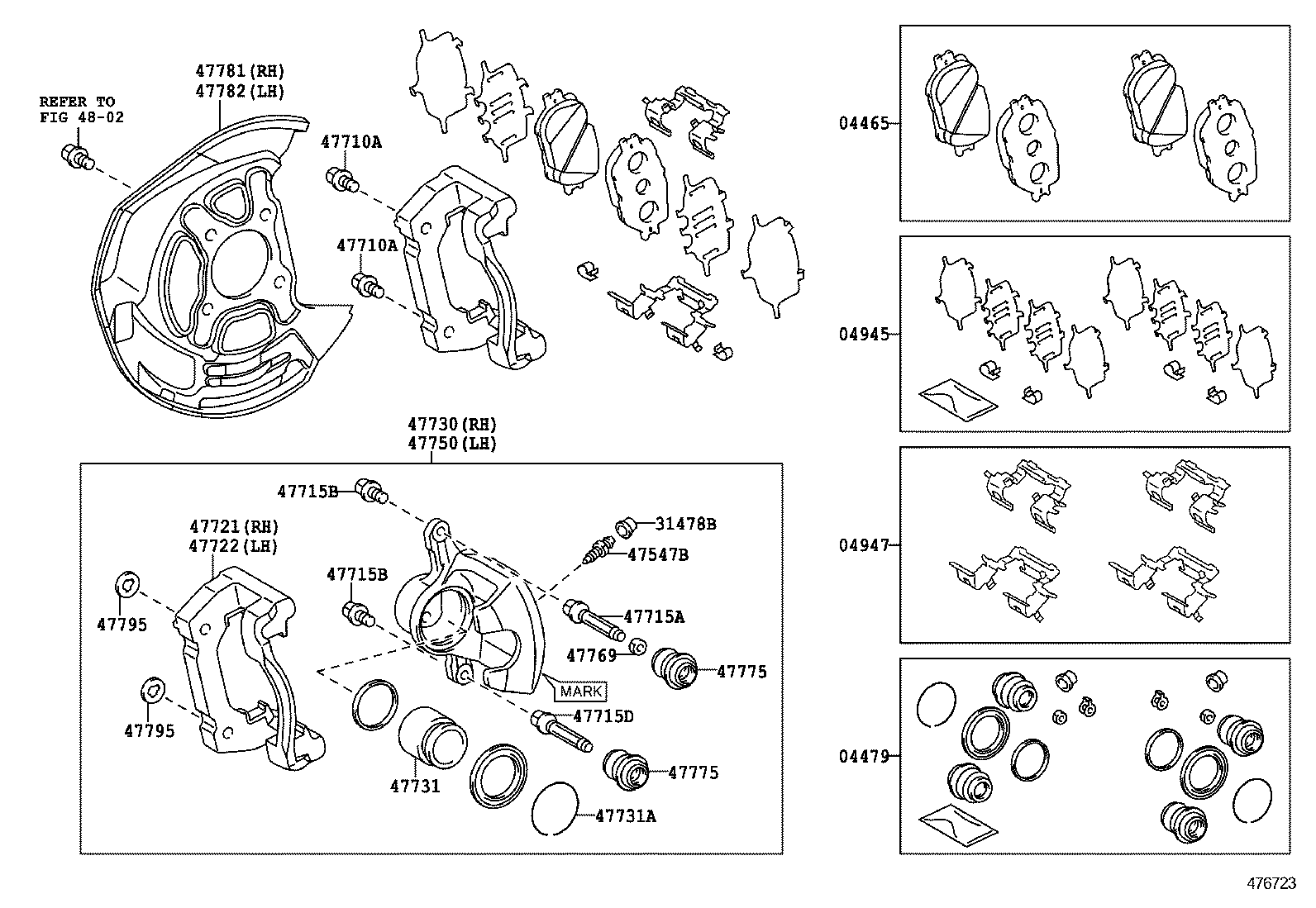 Front Disc Brake Caliper Dust Cover