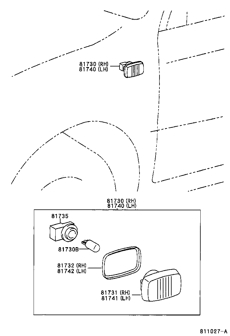 Turn Signal Lamp & Outer Mirror Lamp